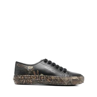 Ferragamo Ladies Black Sneakers, US Size 4.5