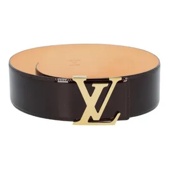Louis Vuitton Pre-owned Belts, female, Black, Size: ONE SIZE Pre-owned Patent Leather Waist Belt