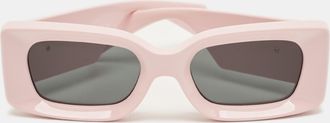Versace Pink/black Mod 4474 U Medusa Rectangle Sunglasses