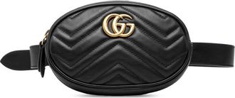 Gucci Pre-owned Gucci GG Marmont Matelasse Leather Belt Bag 71O31VD8VWEC1RK7