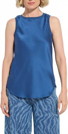 Lyss&eacute; Akemi Tank Top In Palermo Blue
