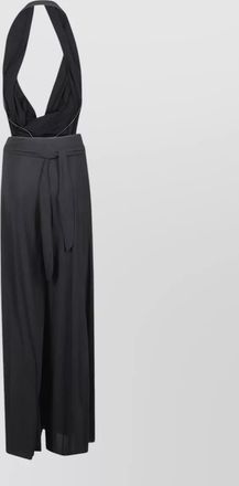 Amazu&igrave;n livia halter neckline dress wide leg