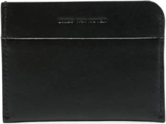 Dries Van Noten Leren Kaarthouder - Heren - Portefeuilles - Zwart - ONE Size - Leer - Accessoires