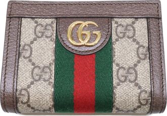 Gucci Beige Gg Canvas Wallet (Bi-Fold) (Pre-Owned)
