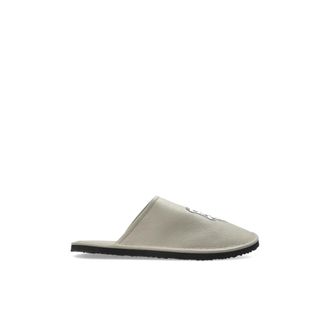 Off-white Slippers, male, Gray, Size: 12 US Slides with Patch