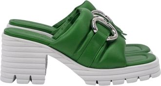 Kennel & Schmenger Moderne en comfortabele sandalen - Dames - Muiltjes - Groen - 36 EU - Schoenen