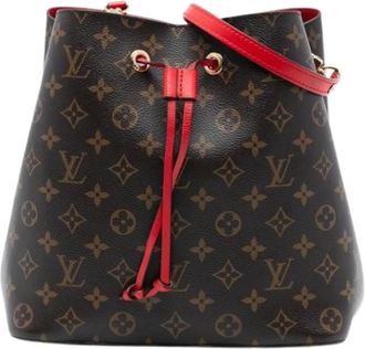 Louis Vuitton Pre-owned Bucket Bags, female, Brown, Size: ONE SIZE Pre-owned Bucket Bag