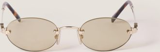 Miu Miu Logo Sunglasses, Woman, Camomile Lenses