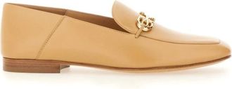 Ferragamo Dames, Schoenen, Beige, Maat: 37 EU Leer