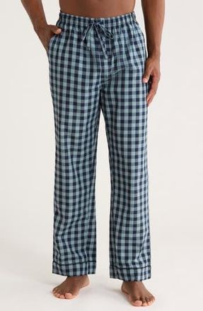Elie Tahari Plaid Pajama Pants in Smoke Blue at Nordstrom Rack, Size X-Large