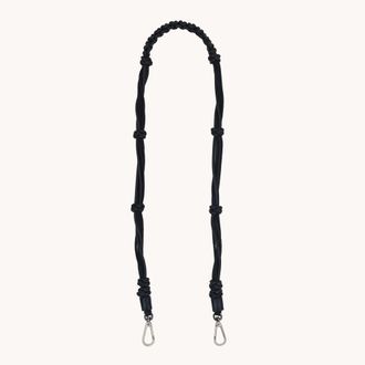 Hammitt Hammitt Knotted Long Strap Noir Smooth Gunmetal