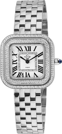 Gevril Group Bellagio Quartz White Dial Ladies Watch 12130B