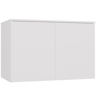 Topeshop Sd-90 M&oacute;dulo Superior Para Armario, Blanco, Estante 90 Cm, Para Vestidor, Dormitorio