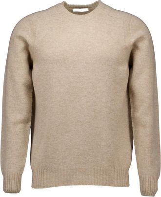 Gran Sasso Beige Stijlvol Model - Heren - Ronde hals truien - Beige - 3XL - Truien & Vesten
