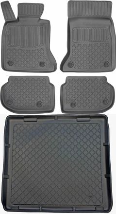 OEM Juego De Alfombrillas Para Coche Y Maletero Para Bmw Serie 5 F11 Estate (marzo De 2010 A 2013)