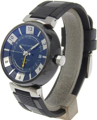 Louis Vuitton Pre-owned Vintage Polshorloge - Heren - Vintage Horloges - Zwart - ONE Size - Vintage