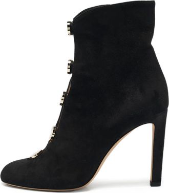 Jimmy Choo London Stivaletti in pelle scamosciata 80mm - Nero