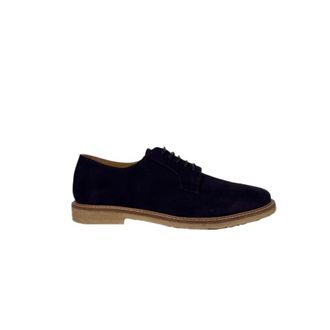 Bobbies Daim derbies het vleiende - Heren - Nette schoenen - Blauw - 40 EU - Su&egrave;de - Schoenen