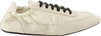 Prada Beige Collapse Manden Lente-Zomer 2025 - Dames - Sneakers - Beige - 36 EU - Leer - Schoenen