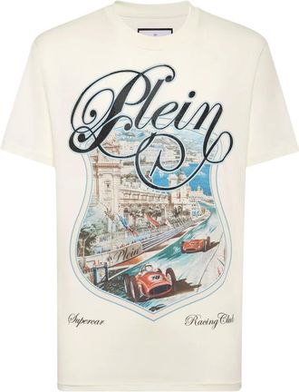 Philipp Plein T-shirt Racing Car - Bianco