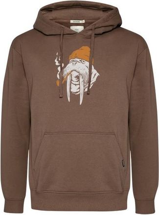 Greenbomb Smokey Walrus Joy Hoodie f&uuml;r Herren | braun
