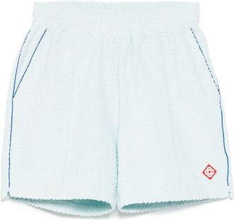 Casablanca Shorts met logopatch - Blauw
