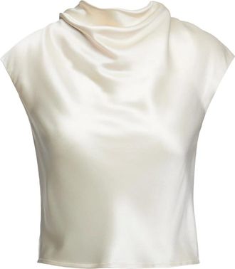 Wakakuu Icons Dames, Blouses & Shirts, Beige, Maat: M Zijde