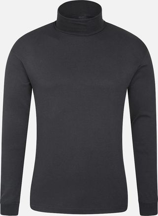 Mountain Warehouse Mens Mountain Warehouse Mens Meribel Cotton Thermal Top - Black - Size: 40