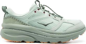 Hoka One One Sneakers, male, Green, Size: 10 1/2 US Jade Green Knitted Sneaker