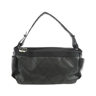Chanel Pre-owned Shoulder Bags, female, Black, Size: ONE SIZE Pre-owned Paris Biarritz Canvas Shoulder Bag