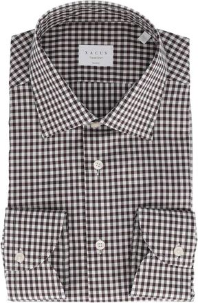 Xacus Wf 531Ml Camicia - Heren - Casual Overhemden - Grijs - L - Katoen - Overhemden