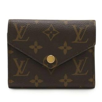 Louis Vuitton Pre-owned Wallets, female, Brown, Size: ONE SIZE Pre-owned Portefeuille Victorine Monogram Trifold Wallet