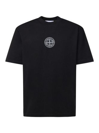 Stone Island Cotton T-Shirt With Logo