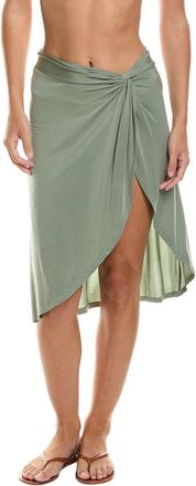 Anemos Anemos Knot Draped Midi Skirt