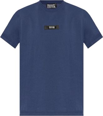 Versace Jeans Couture T-shirts en polos - Heren - T-shirts - Blauw - S - Tops