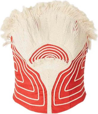 Andres Otalora Top Sol Quema con frange - Rosso