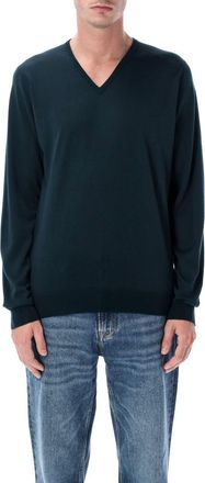 John Smedley Blenheim Extra Fine Merino Wool V-Neck Jumper