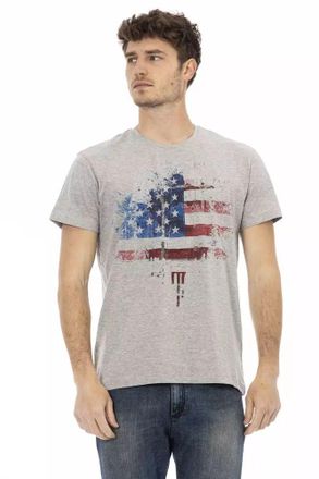 Trussardi Casual T-shirt met Amerikaanse Vlag