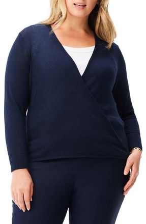 Nic+Zoe All Year 4-Way Convertible Cardigan in Dark Indigo at Nordstrom, Size 1X