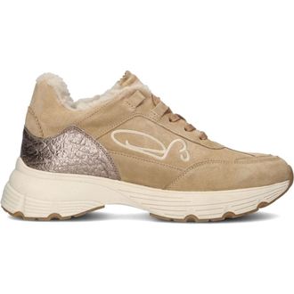 Fred De La Bretoniere Schoenen, Dames, Beige, 38 EU, Mariola Sign Teddy Lining Sneakers