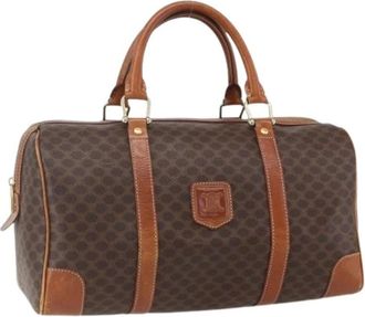 Celine Pre-owned Weekend Bags, female, Brown, Size: ONE SIZE Pre-owned Vintage Boston Bag