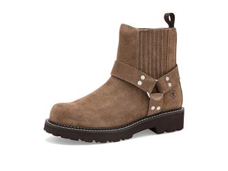 Ariat Fatbaby? Chelsea Harness Womens Motocross Boots Tan Suede : 9.5 B - Medium, Leather/Suede