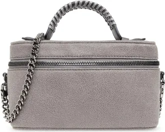 Stella McCartney Falabella vanity crossbody bag - women - Polyester/Recycled Polyester/Recycled Aluminium/Recycled Brass - One Size - Grey