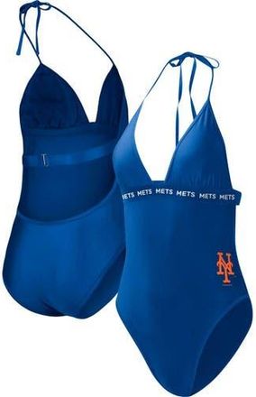 G-III 4Her by Carl Banks Womens G-III 4Her by Carl Banks Royal New York Mets Full Count One-Piece Swimsuit at Nordstrom, Size Xx-Large