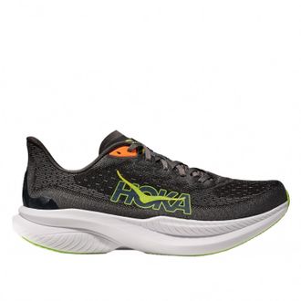 Hoka One One Mens Mach 6 Running Shoes In Gravel / Asphalt Grey