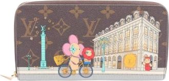 Louis Vuitton Pre-owned Wallets, female, Brown, Size: ONE SIZE Pre-owned Canvas wallets