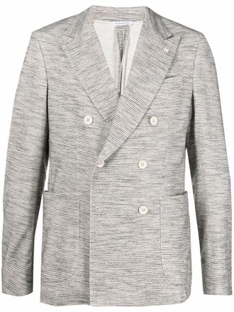 Manuel Ritz Blazer met dubbele rij knopen - Beige