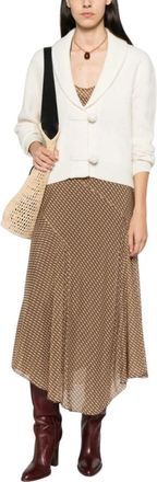 Forte_Forte Cardigans - Dames - Vesten - Wit - S - Truien & Vesten