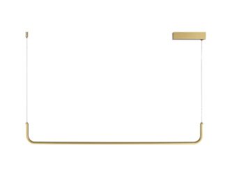 OEM Patinar - Lampada A Sospensione Lineare A Led, 90 Cm, 12w, 3000k, Oro