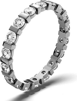 The Diamond Store Eternity Ring Hannah Platinum Diamond 1.00ct H/Si